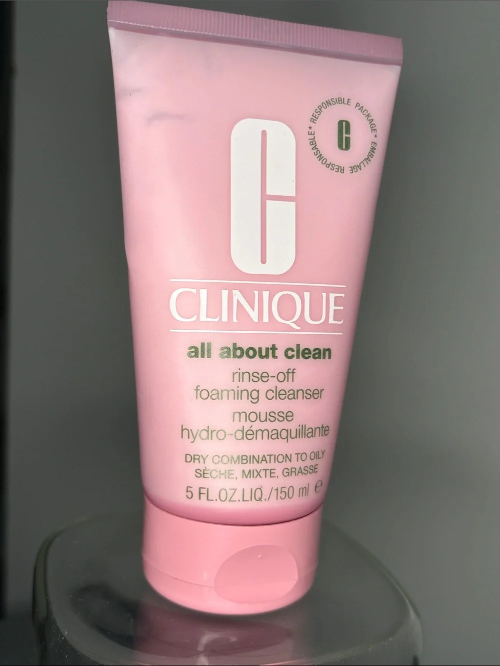 Clinique Pink All About Clean Rinse-Off Foaming Cleanser 150 ml